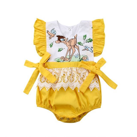 Disney Other - NEW Yellow Bambi Romper
